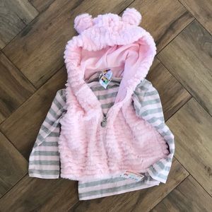 Healthtex Shirt and Vest Set